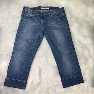 Joe’s Jeans Socialite Kicker Cropped Jeans size 30